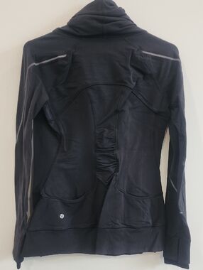 lululemon athletica Black Hooded Active Jacket